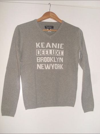 Pull fin gris chiné DEELUXE