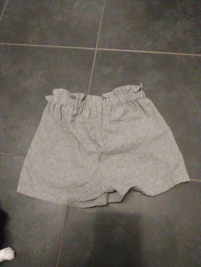 Short gris avec paillette - photo numéro 2