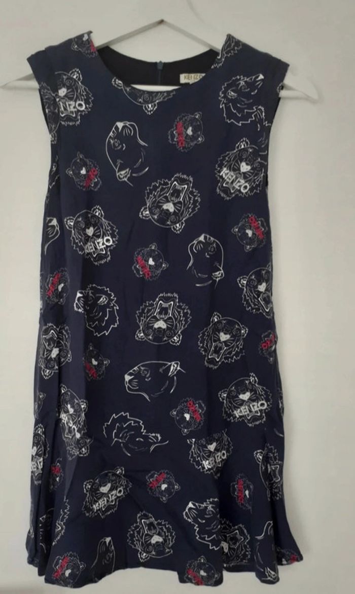 Robe 10 ans Kenzo Ton bleu - photo numéro 2