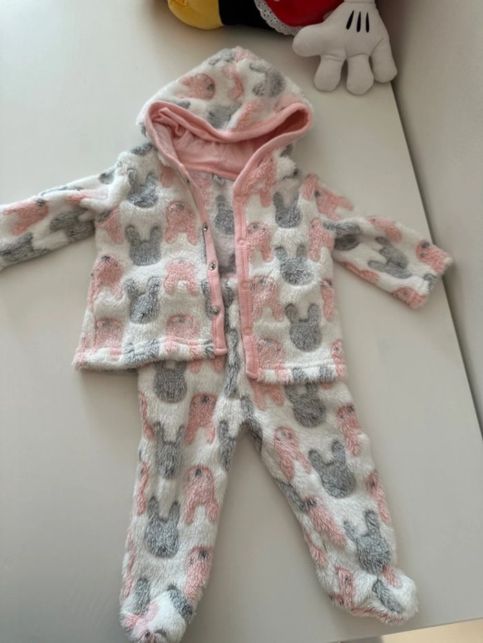 Survêtement bébé 1 mois matière polaire douce et chaude