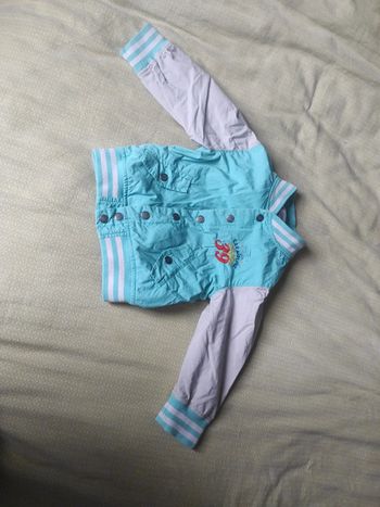 Veste  pression mi saison capuche qui se rentre