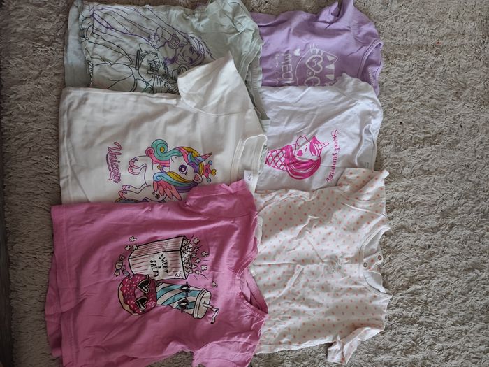 Lot Tee shirt fille