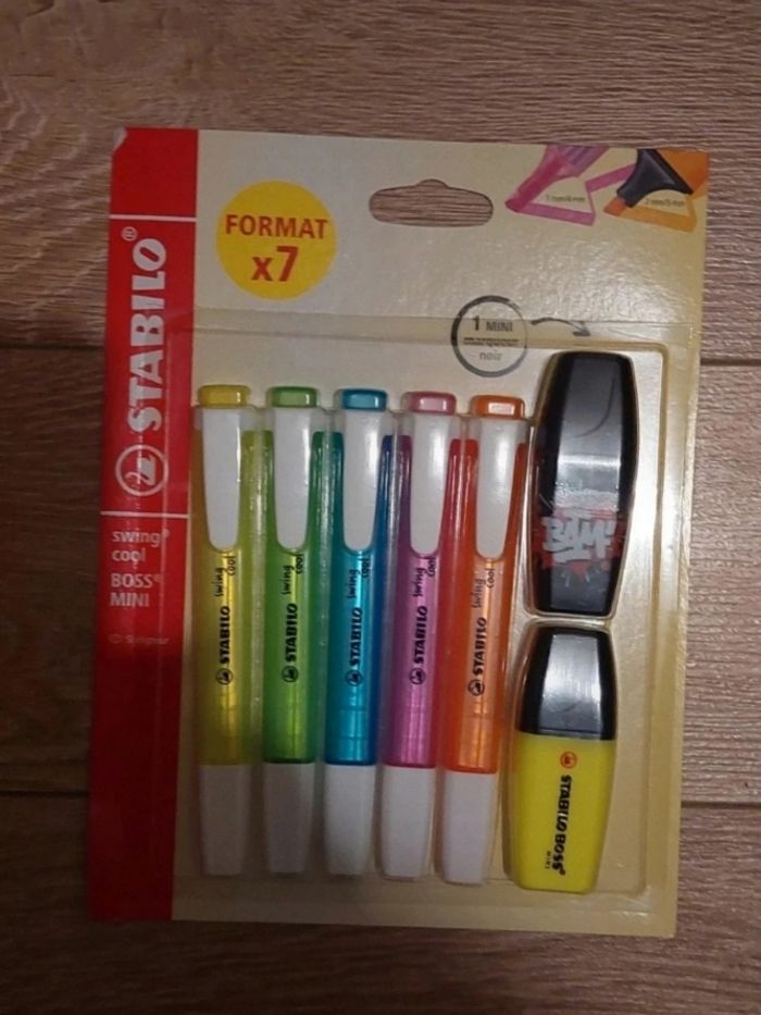 Lot surligneurs Stabilo