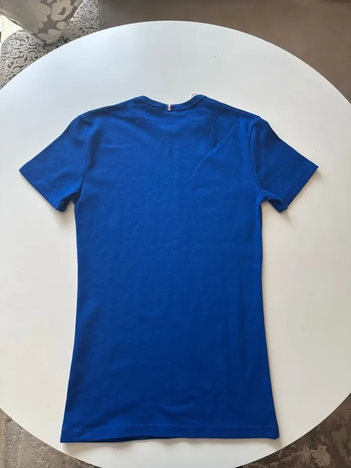 T-shirt Le Coq Sportif Bleu – Taille S – Neuf avec Étiquette - photo numéro 5