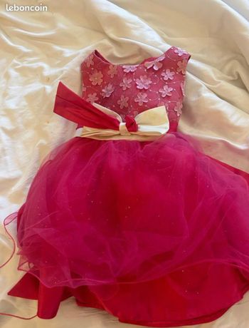 Robe rose fille 3 ans