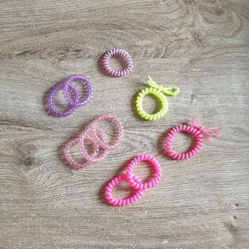 🩷 Lot 10 Bracelets/élastiques cheveux #emyfleury_accessoirescheveux