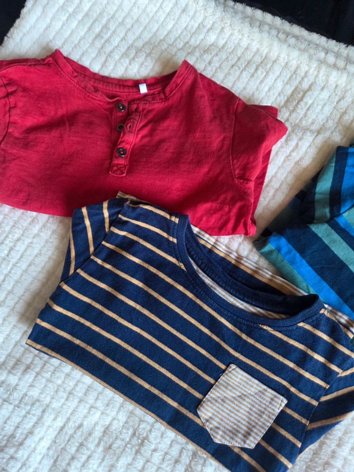 Lot de 3 tee shirt manches longues - photo numéro 2