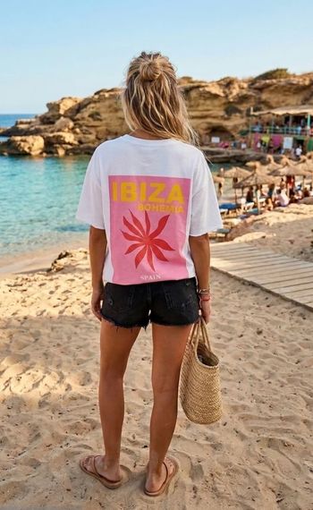Tee shirt tendance ibiza femme 36/40 🌞