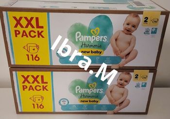 Couches pampers taille 2
