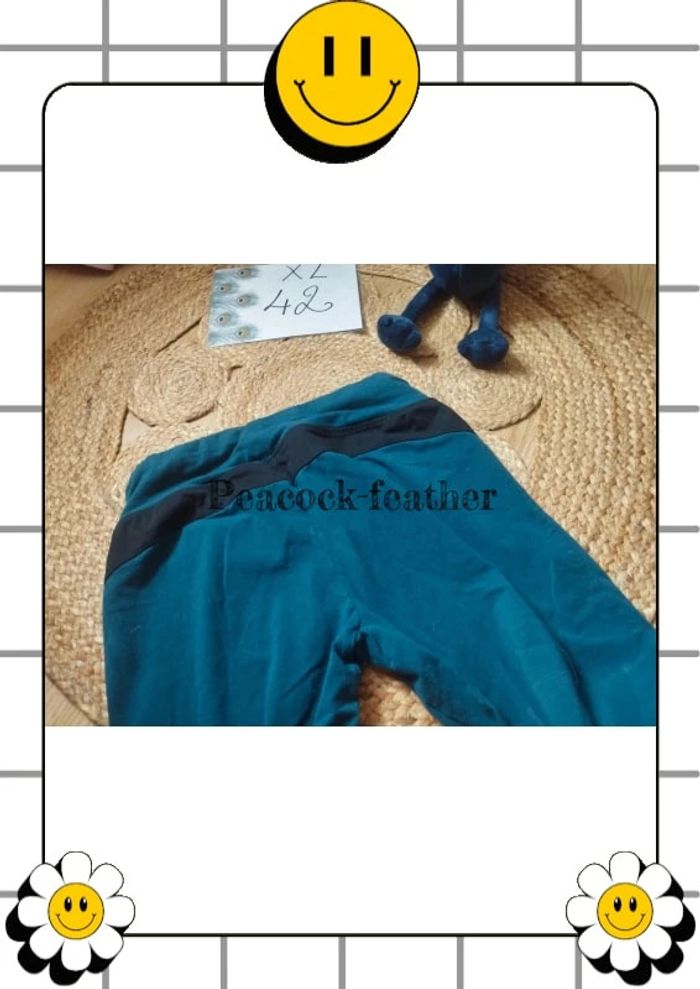Legging de sport bleu Decathlon 42 - photo numéro 7
