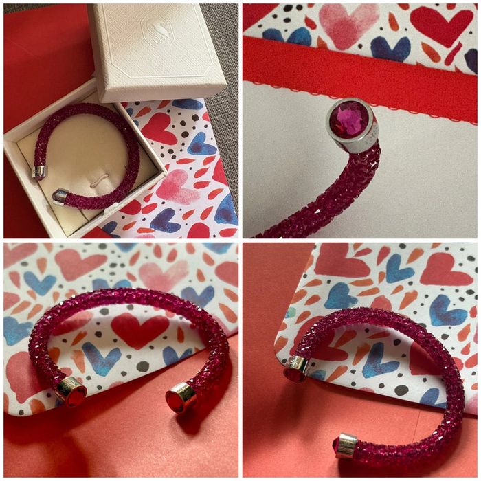 Bracelet Swarovski stardust rose fushia - photo numéro 2