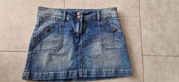 Mini jupe en jean