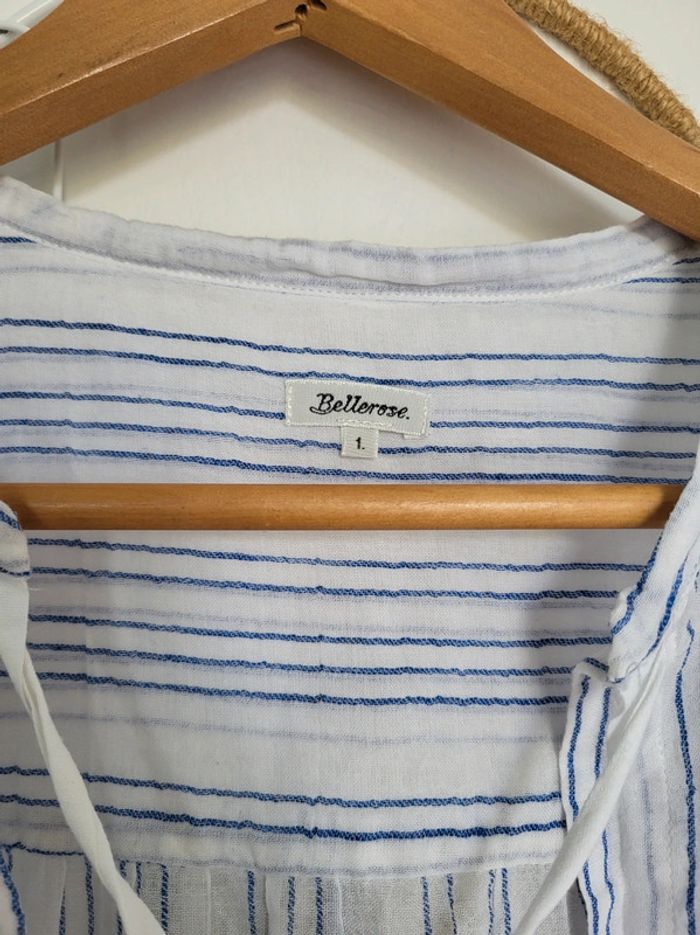 Blouse à rayures légère Bellerose taille S - photo numéro 2