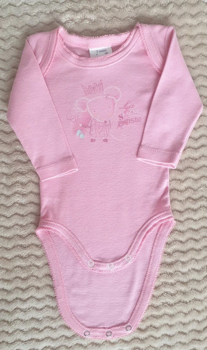 Lot de bodys manches longues 3 mois - photo numéro 9