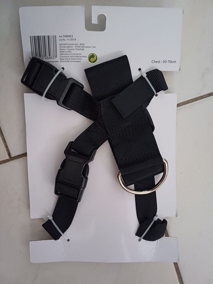 Harnais ceinture sécurité chien taille m - photo numéro 2