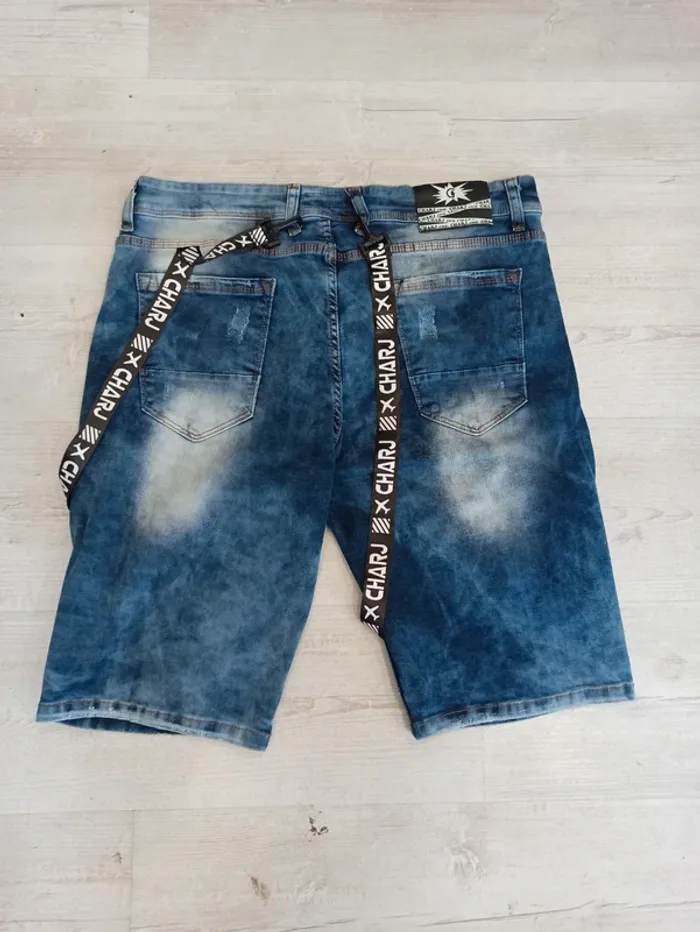 Short en jeans bleu homme 38US - photo numéro 3