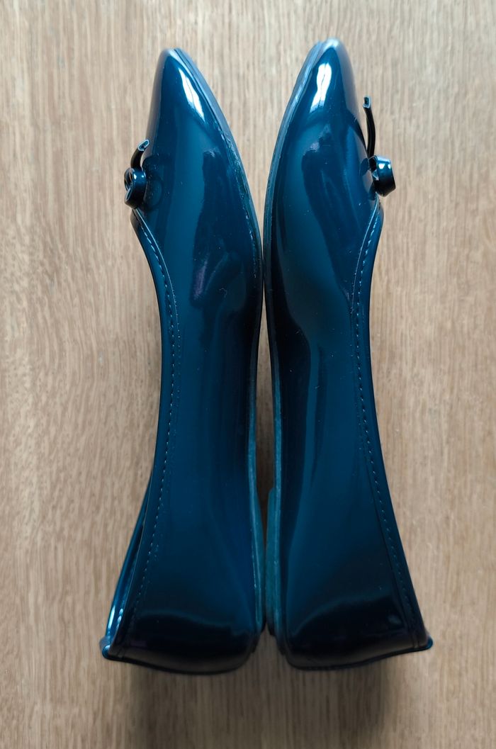 🌸 Ballerines vernis - Marine - Tissaia - P38 🌸 - photo numéro 5
