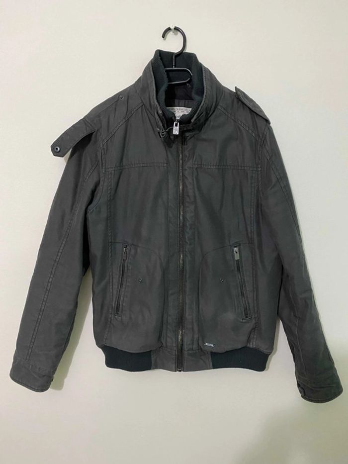 Blouson gris foncé Celio