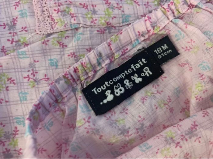 Robe à fleur et culotte assortie - photo numéro 3