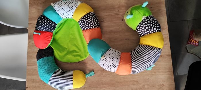 Coussin d'apprentissage chenille/neuf - photo numéro 5