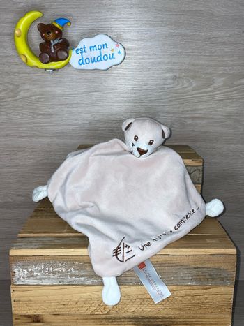 BQ09 doudou ours 🐻 caisse d’épargne