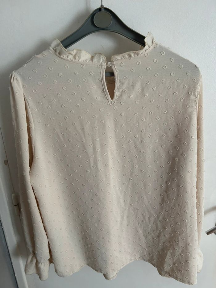 Blouse crème à manches longues • Shein • 1XL - photo numéro 3