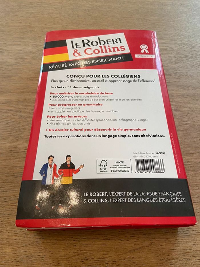 Lot Dictionnaire Robert & Collins Allemand collège et cahier d’allemand 6e neuf - photo numéro 7