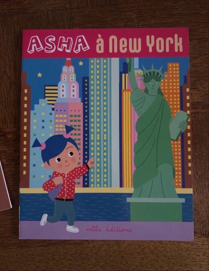 Lot de 3 livres avec gommettes Asha À partir de 5 ans - photo numéro 2