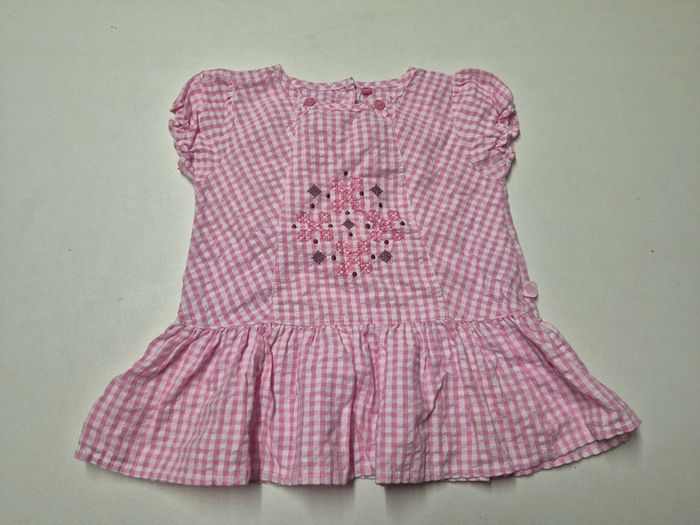 Robe courte rose