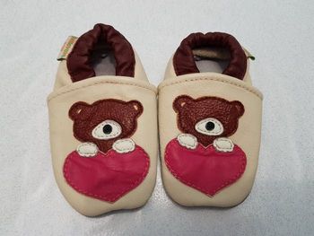 Chaussons en cuir 6 12 mois