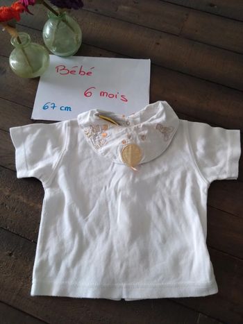 T shirt sergent major 6 mois bébé fille ou garçon