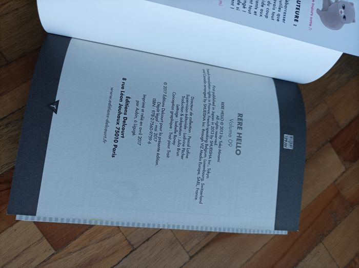 Manga Re re : Hello numéro 9 Delcourt - photo numéro 3