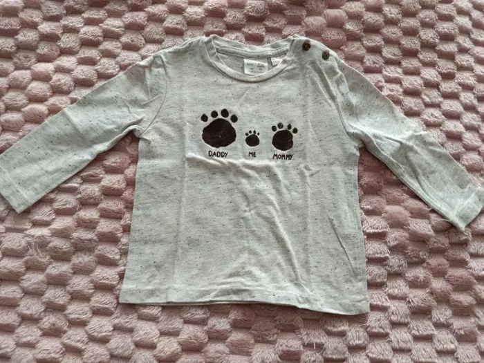 T shirt Zara 9/12m tbe