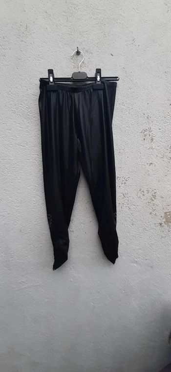 Legging noir TU nœud en strass