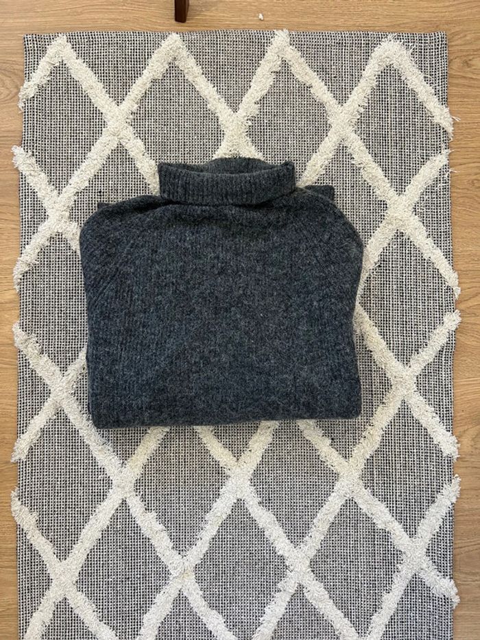 Pull col roulé en laine Zara - photo numéro 3