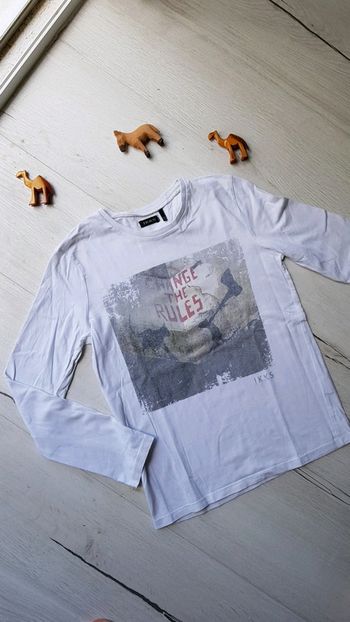 Tee shirt manches longues garçon 10ans ikks