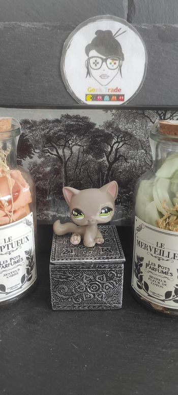 Littlest Petshop Pet Shop LPS Authentic  Authentique cat Shorthair 467 Siamese