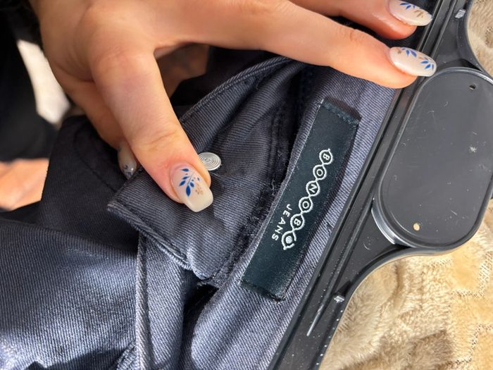 Jupe en jean enduit bonobo - Taille 38 - photo numéro 4