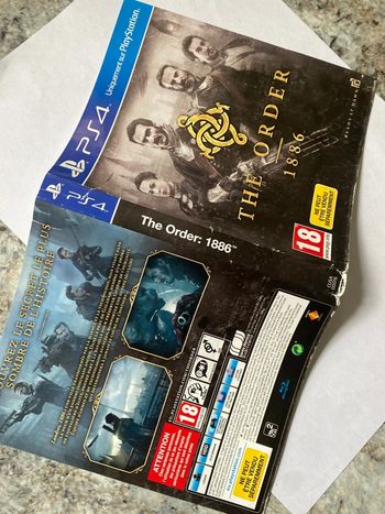 Jaquette the order ps4