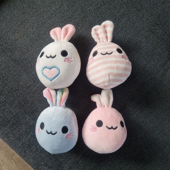 4 doudous lapins