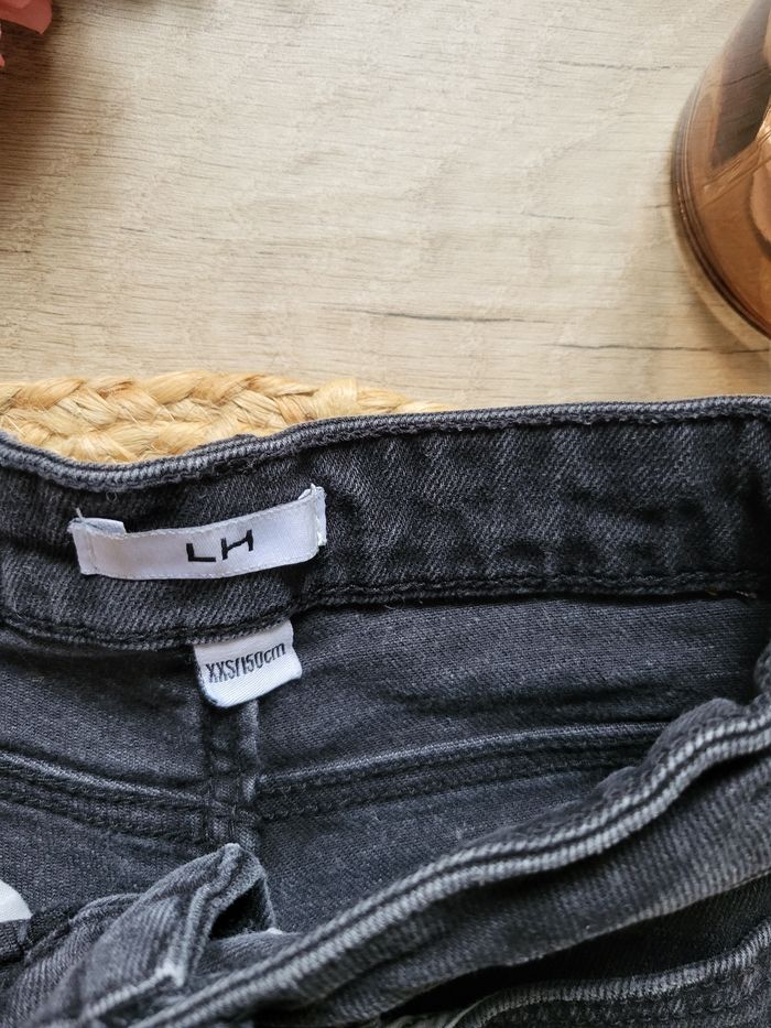 🍒Short en jean  noir 150 cms - photo numéro 2