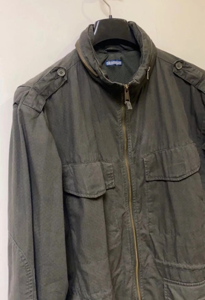 Manteau veste kaki comme neuf Okanagan taille XL entre aisselles 56 cm - photo numéro 3
