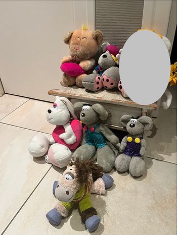 Lot 6 peluches Diddl 