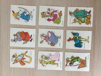 9 autocollants robin des bois vache qui rit