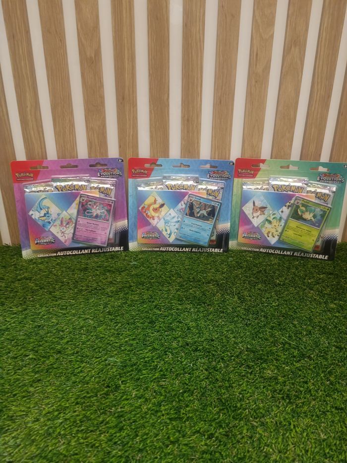 Tripack pokemon évolution prismatiques