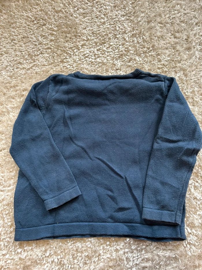 Pull bleu marine • Kiabi • 3 ans - photo numéro 3