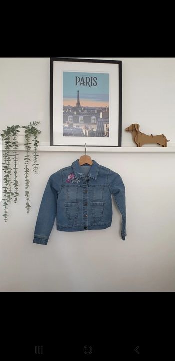 Veste en jean brodée Creeks