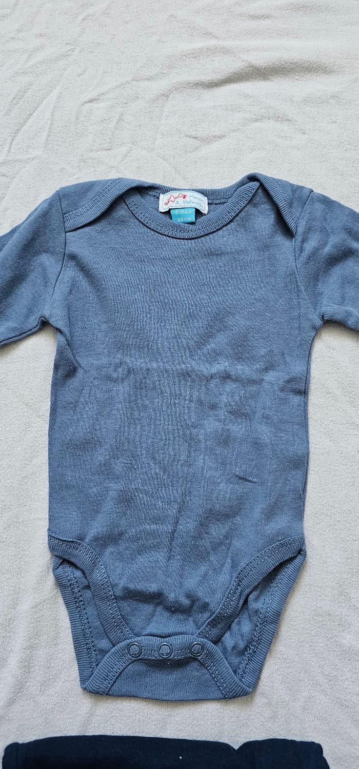 Lot de 3 bodies bébé à manches longues – Neufs – Thème hiver / pingouins - photo numéro 7