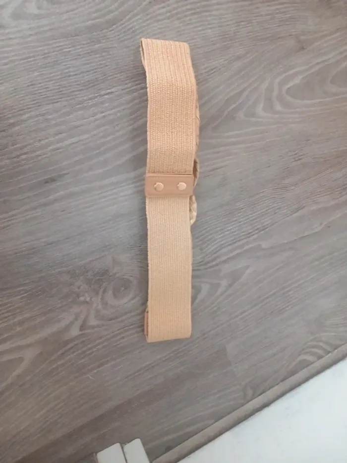 Ceinture tressée fermeture a pression 90cm de tour de taille - photo numéro 2