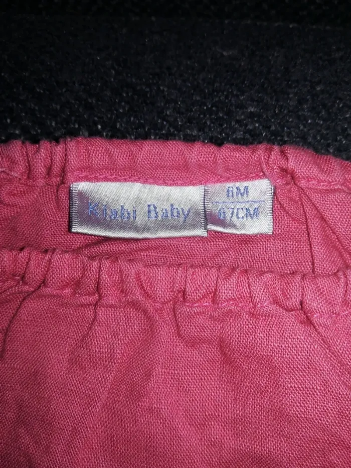 Magnifique ensemble pantalon tee-shirt, été, bébé fille, 6mois - photo numéro 4